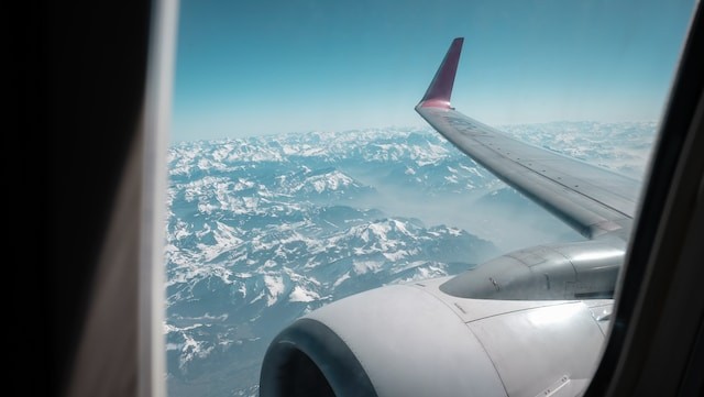view from the jet window
